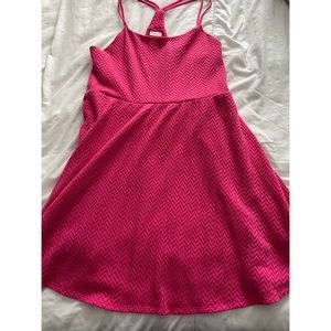 PINK SKATER DRESS